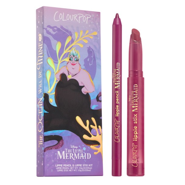 Ursula Lip Kit Set by ColourPop - The Little Mermaid