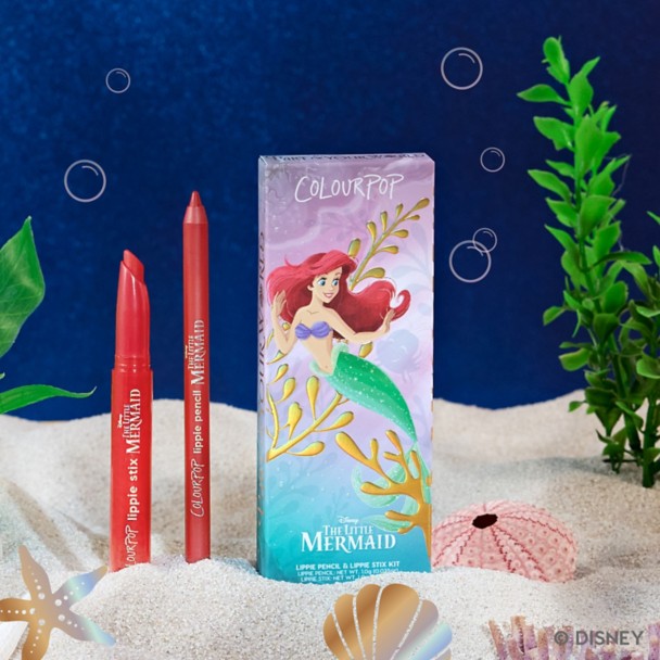 Ariel Lip Kit Set by ColourPop - The Little Mermaid