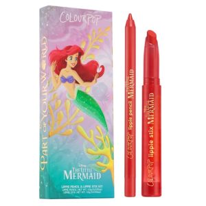 Ariel Lip Kit Set by ColourPop - The Little Mermaid