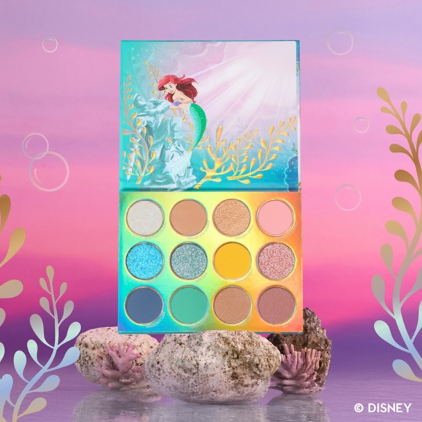 Ariel ''Under the Sea'' Eyeshadow Palette by ColourPop - The Little Mermaid