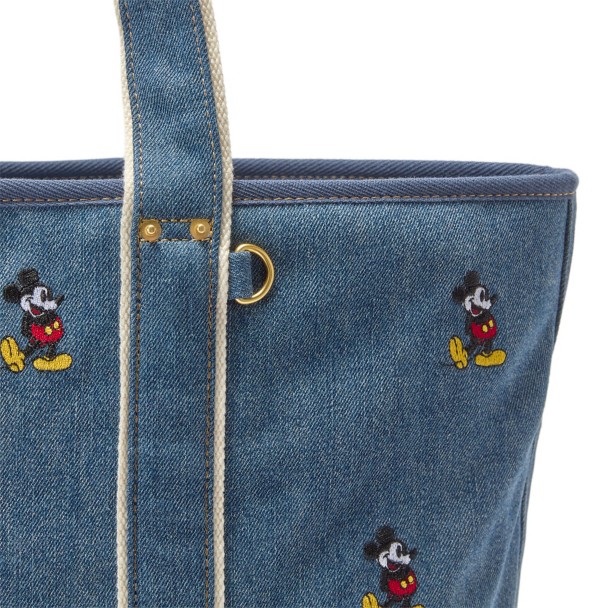Mickey Mouse Denim Tote Bag