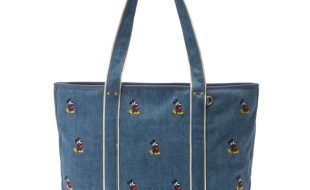 Mickey Mouse Denim Tote Bag