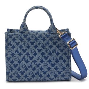 Mickey Mouse Icon Mini Denim Tote Bag