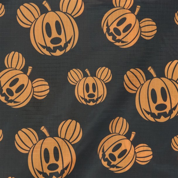 Mickey Mouse Jack-o'-Lantern Halloween Packable Tote Bag