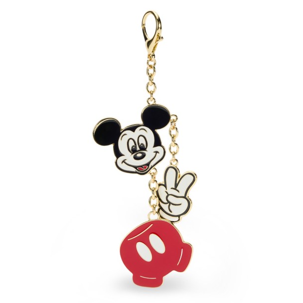 Mickey Mouse Icon Checkered Bag Charm