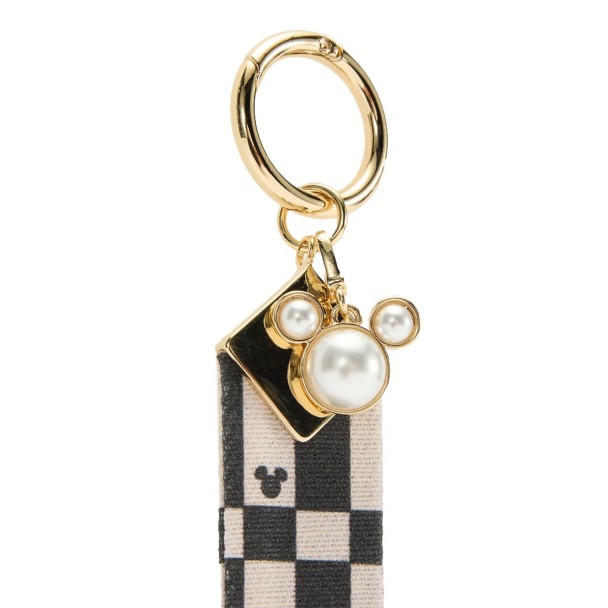 Mickey Mouse Icon Checkered Bag Charm