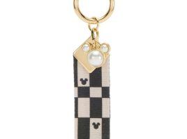 Mickey Mouse Icon Checkered Bag Charm