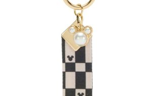 Mickey Mouse Icon Checkered Bag Charm