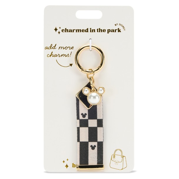 Mickey Mouse Icon Checkered Bag Charm
