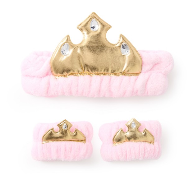 Aurora Tiara Plush Headband and Wristband Set for Kids - Sleeping Beauty