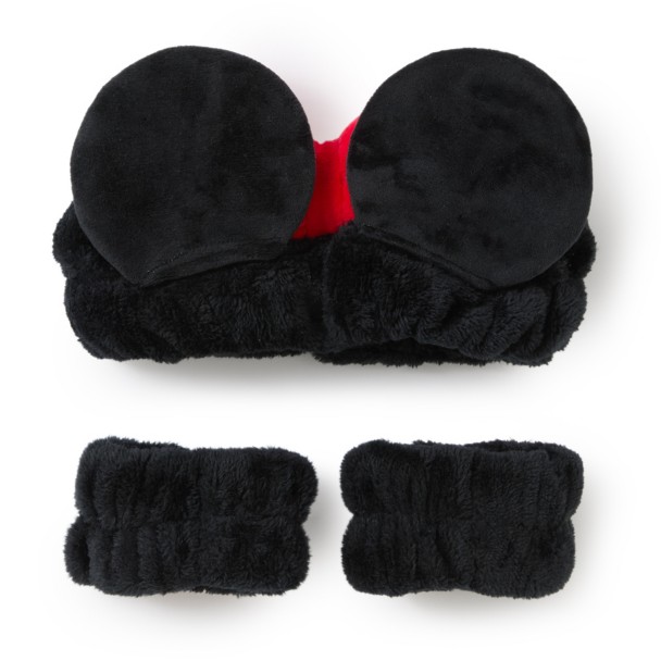 Minnie Mouse Plush Ears Headband and Wristband Set for Kids