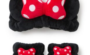 Minnie Mouse Plush Ears Headband and Wristband Set for Kids