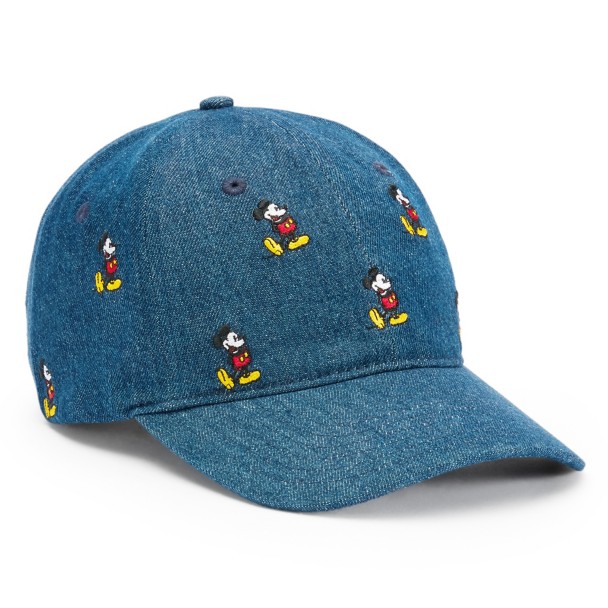 Mickey Mouse Denim Baseball Cap for Adults - Disney Parks