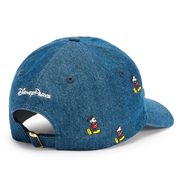 Mickey Mouse Denim Baseball Cap for Adults - Disney Parks