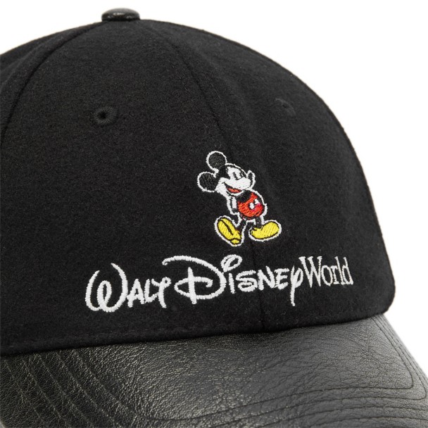 Mickey Mouse Faux Leather Baseball Cap for Adults - Walt Disney World