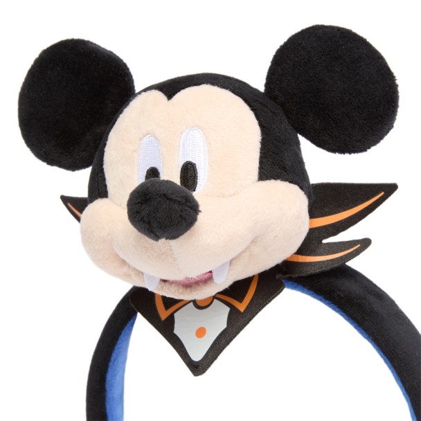 Mickey Mouse Vampire Headband Plush - Halloween - Mini 5''