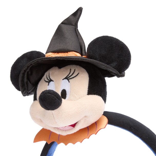 Minnie Mouse Witch Headband Plush - Halloween - Mini 5 1/2''