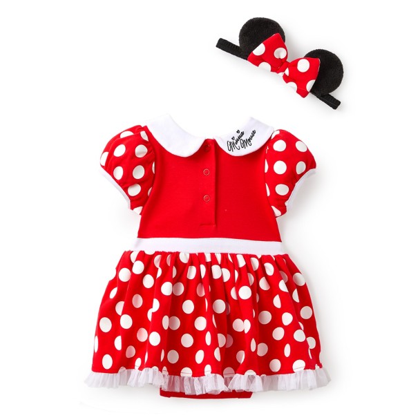 Minnie Mouse Costume Bodysuit for Baby - Red