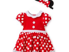 Minnie Mouse Costume Bodysuit for Baby – Red