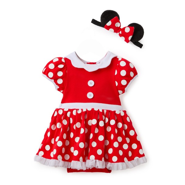 Minnie Mouse Costume Bodysuit for Baby - Red