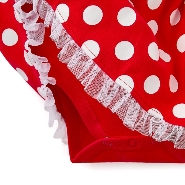 Minnie Mouse Costume Bodysuit for Baby - Red
