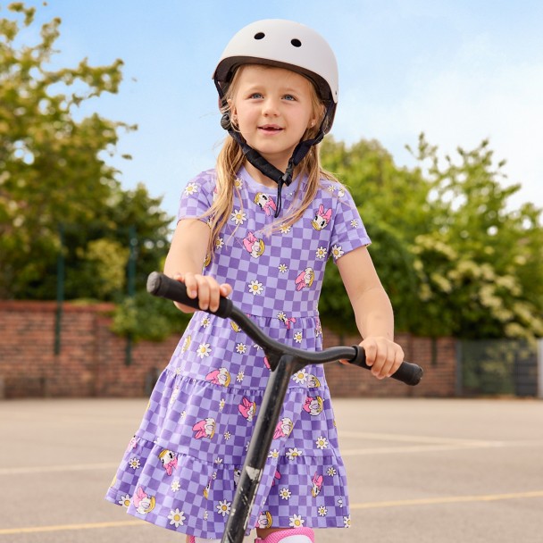Daisy Duck Checkered Dress for Girls