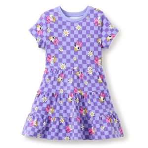 Daisy Duck Checkered Dress for Girls