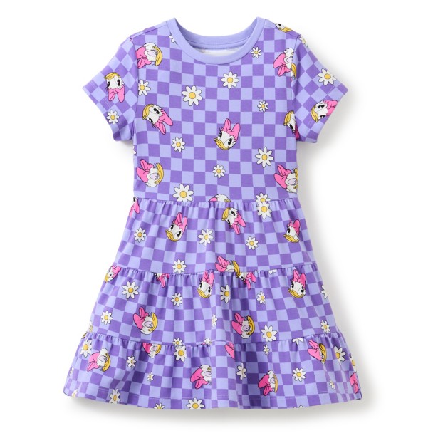 Daisy Duck Checkered Dress for Girls