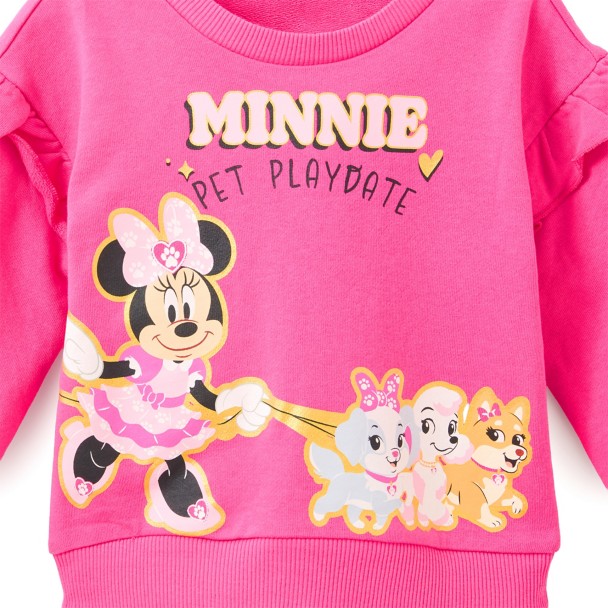 Minnie Mouse ''Pet Playdate'' Pullover Sweatshirt for Toddlers