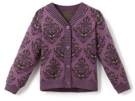 The Haunted Mansion Wallpaper Knit Cardigan for Girls
