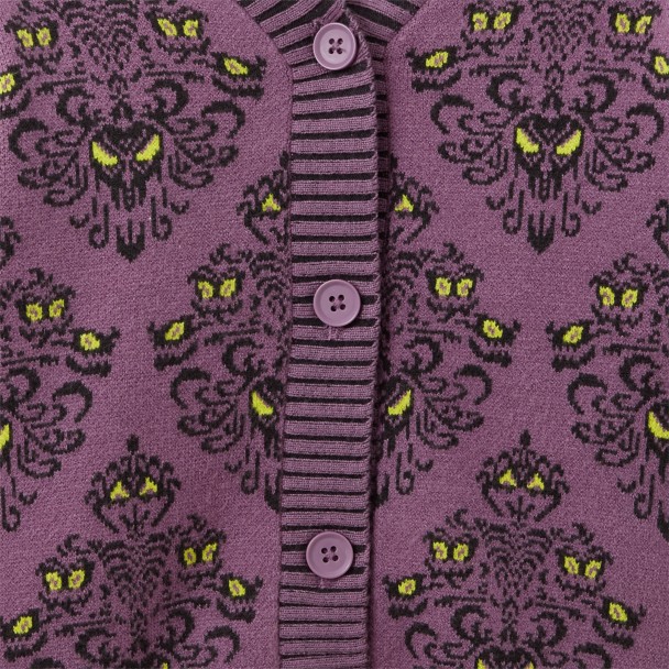 The Haunted Mansion Wallpaper Knit Cardigan for Girls