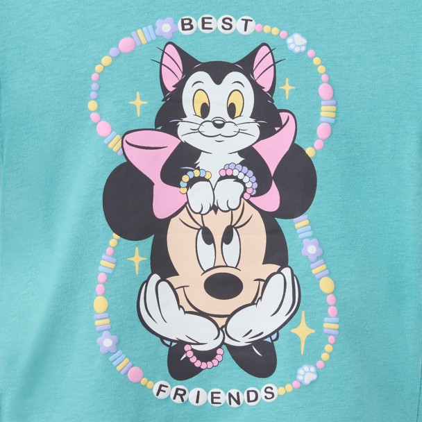 Minnie Mouse and Figaro Fashion T-Shirt for Girls