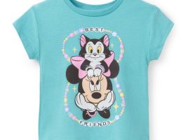Minnie Mouse and Figaro Fashion T-Shirt for Girls