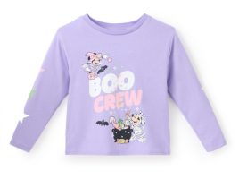 Mickey and Minnie Mouse Halloween Long Sleeve Fashion T-Shirt for Girls