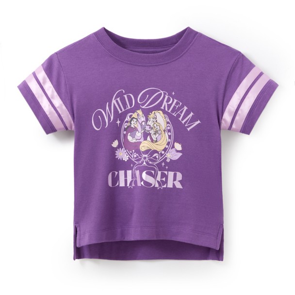 Disney Princess Football Jersey Fashion T-Shirt for Girls