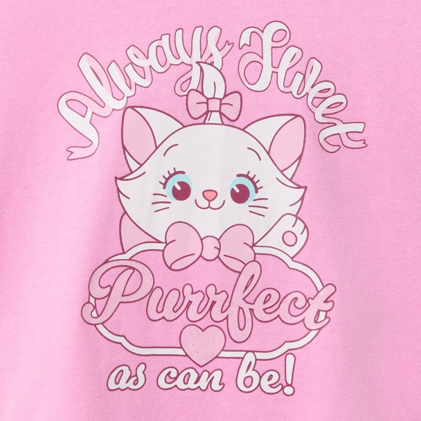 Marie Fashion Ringer T-Shirt for Girls - The Aristocats