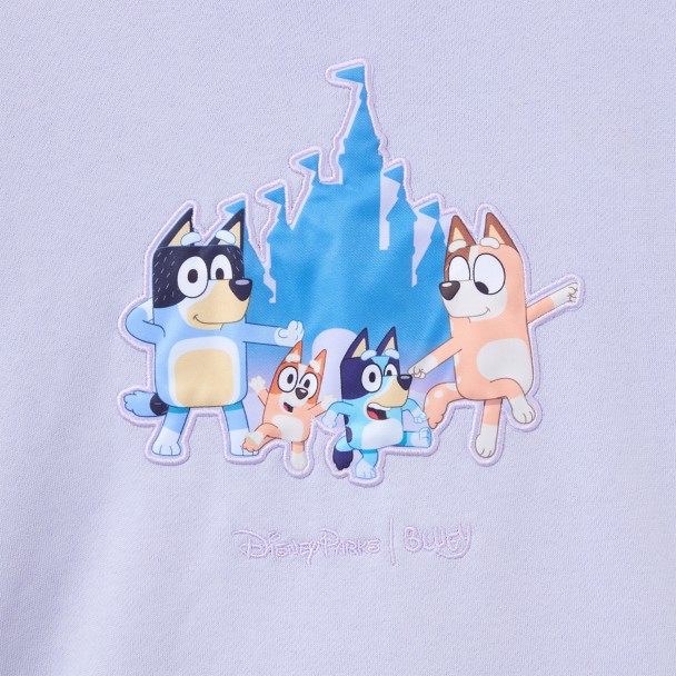 Bluey and Family Parks Pullover Sweatshirt for Women - Disneyland
