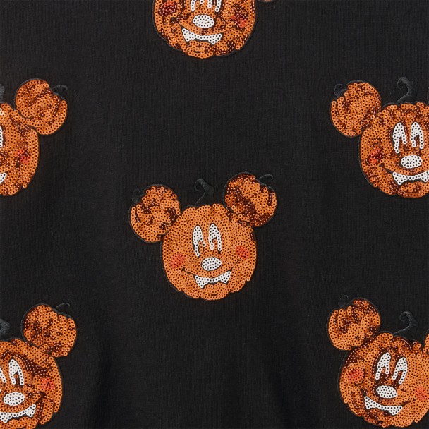 Mickey Mouse Halloween Sequin Spirit Jersey for Adults