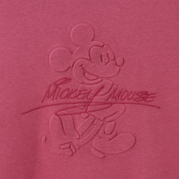 Mickey Mouse Pullover Sweatshirt for Women - Ruby