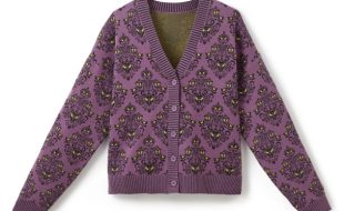 The Haunted Mansion Wallpaper Cardigan for Women