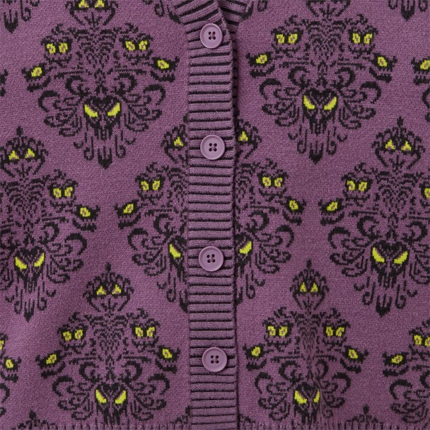 The Haunted Mansion Wallpaper Cardigan for Women