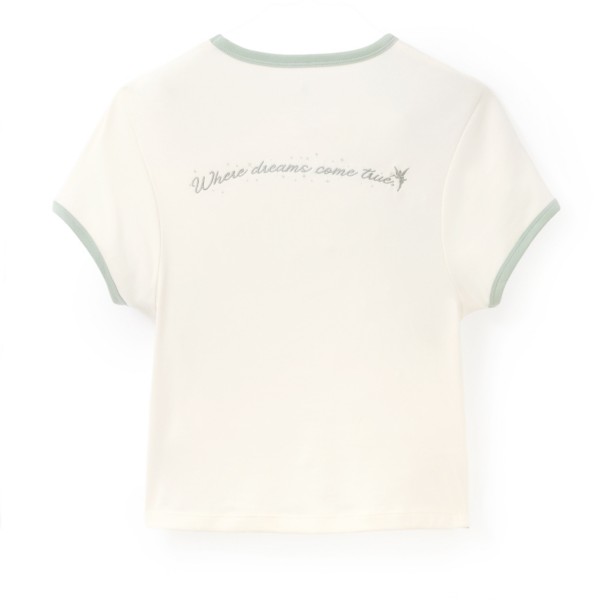 Tinker Bell ''Where Dreams Come True'' Ringer T-Shirt for Women - Peter Pan