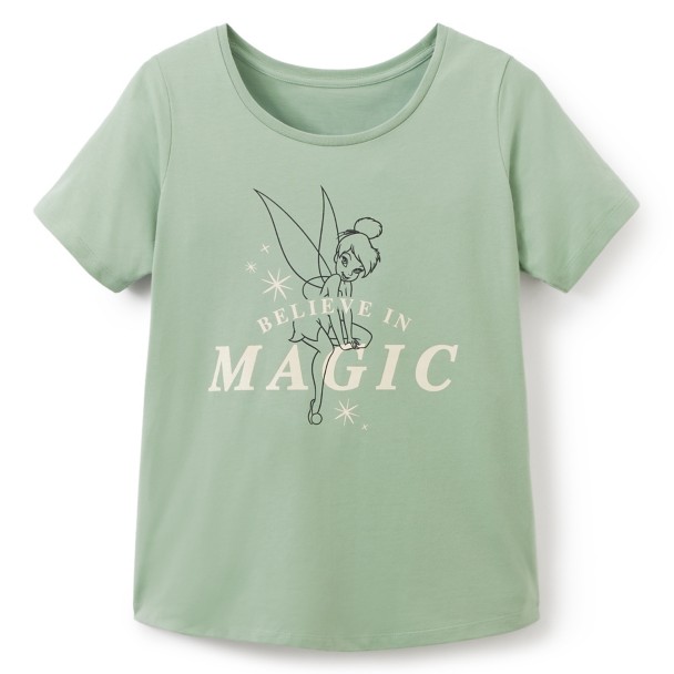 Tinker Bell ''Where Dreams Come True'' Ringer T-Shirt for Women - Peter Pan