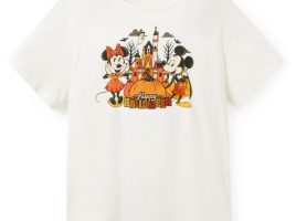 Mickey and Minnie Mouse ”Happy Halloween” T-Shirt for Women
