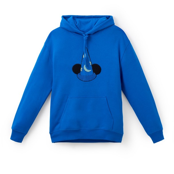 Sorcerer Mickey Mouse Hat Pullover Hoodie for Adults - Fantasia
