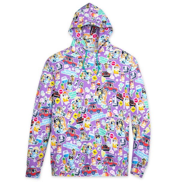 Bluey and Family Parks Pullover Sweatshirt for Women - Disneyland