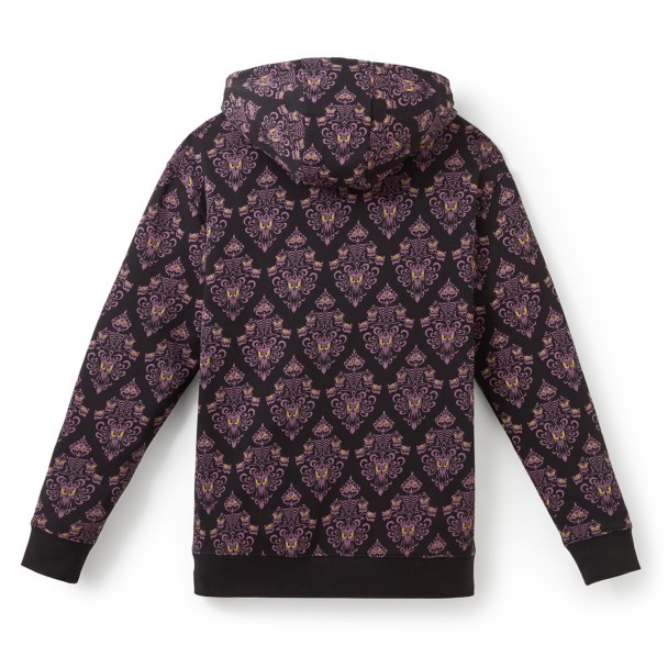 The Haunted Mansion Wallpaper Zip Hoodie for Adults