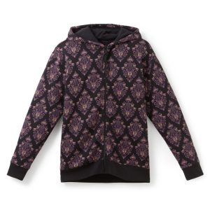 The Haunted Mansion Wallpaper Zip Hoodie for Adults
