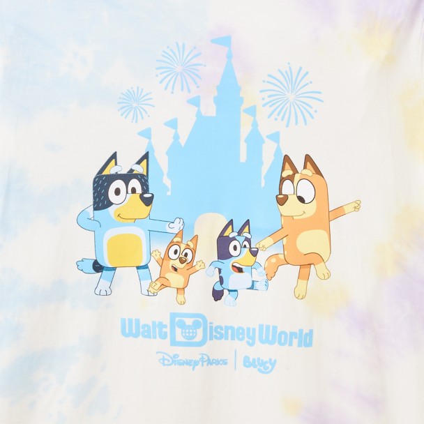 Bluey Tie-Dye T-Shirt for Adults - Walt Disney World