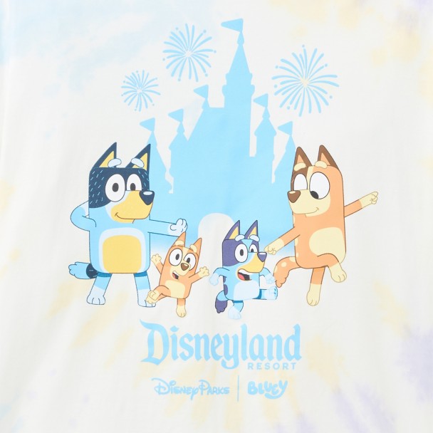 Bluey Tie-Dye T-Shirt for Adults - Disneyland